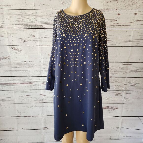 Cynthia Steffe Honor Galaxy-Print Dress 10 - Picture 2 of 6